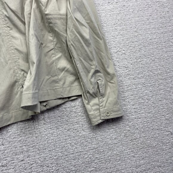 Royal Robbins Women’s Sz M Lightweight Windbreaker Beige Zip Up Jacket Outdoor - Picture 13 of 14